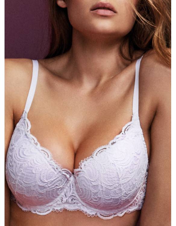 Lormar Reggiseno Balconcino in pizzo leavers - Frizzante Plunge Prezzo Ridotto