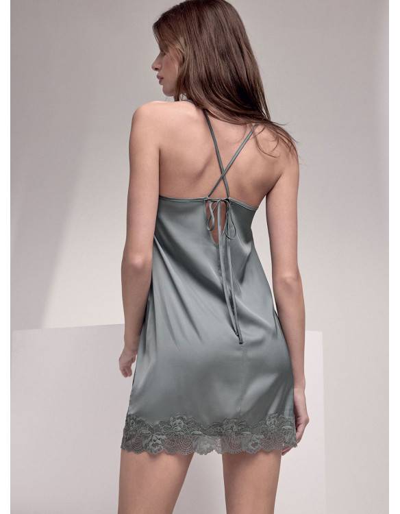 Lormar Camicia da notte spalla stretta - Serie SATÈN 2025