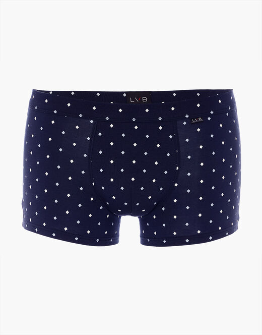 Lovable Boxer Classic Cotton Modal, blu navy con stampa geometrica Offerte