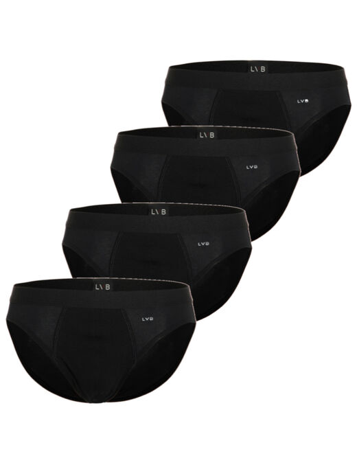 Lovable Slip in cotone elasticizzato, confezione x4 nero Nuova