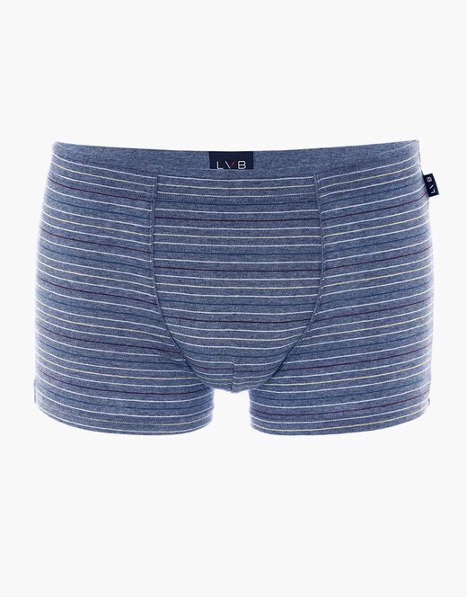 Lovable Boxer Rephined Cotton Modal, blu melange a righe 2025