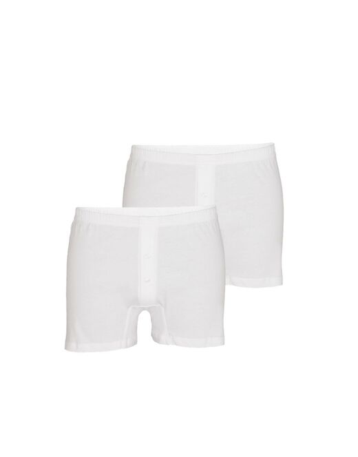 Lovable Boxer parigamba Bipack in 100% cotone Pure Cotton, bianco Consegna Veloce