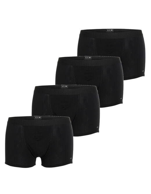Lovable Boxer in cotone elasticizzato, confezione x4 nero Promozione Limitata
