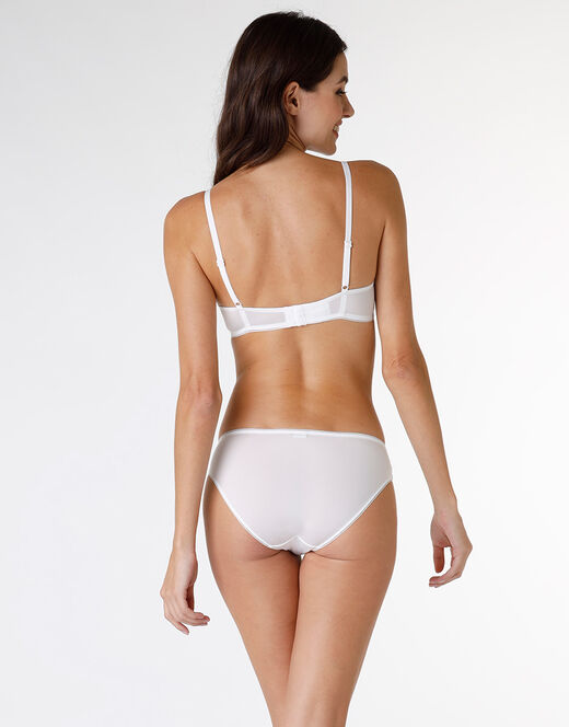 Lovable Reggiseno con ferretto Stylish Lace in pizzo elastico e microfibra, bianco Affare Del Giorno