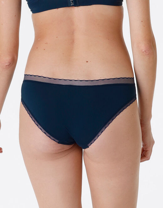 Lovable Slip My Daily Comfort in microfibra, blu scuro Prezzo Ridotto