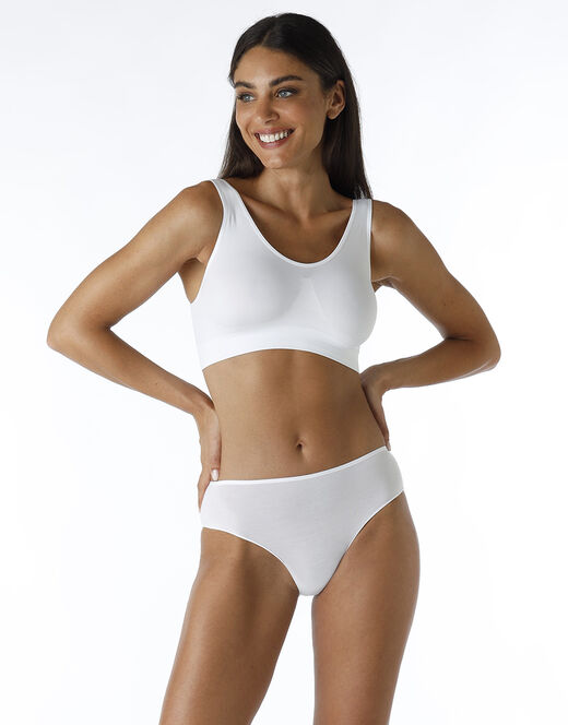 Lovable Reggiseno brassière yoga Active Comfort a basso impatto, bianco Sconto