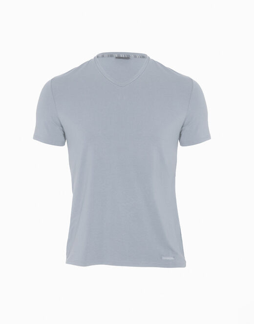 Lovable T-shirt uomo con scollo a v in micromodal, grigio chiaro Negozio