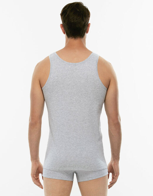 Lovable Canotta 100% Pure Cotton grigio melange in cotone Moda