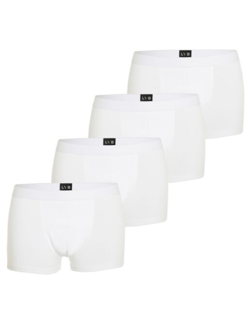Lovable Boxer in cotone elasticizzato, confezione x4 bianco Vendita