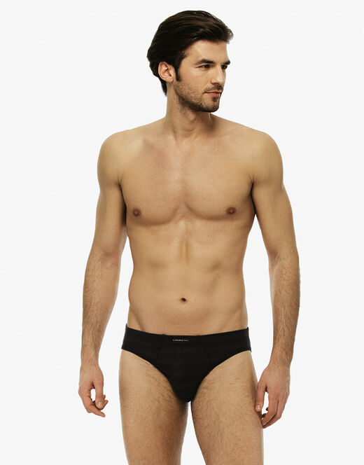 Lovable Slip uomo in micromodal, nero Promozione