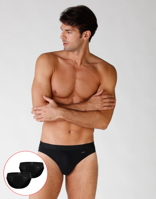 Lovable Bipack slip in cotone elasticizzato, nero Spedizione Gratuita