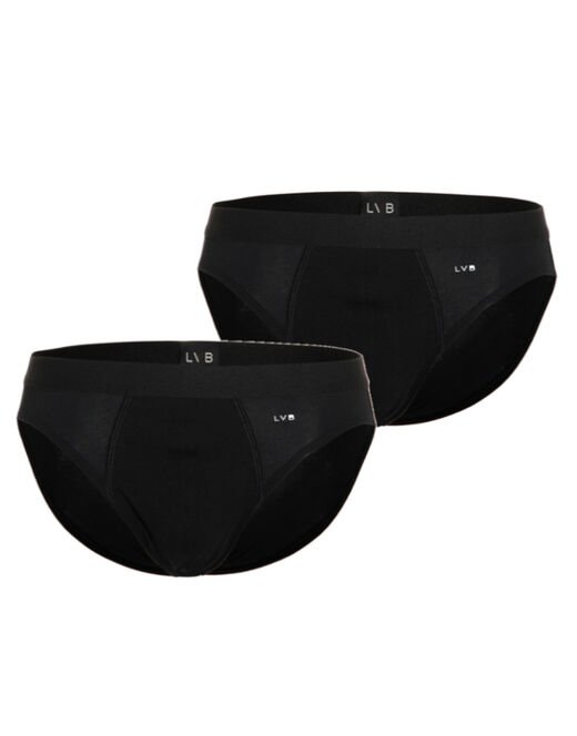 Lovable Bipack slip in cotone elasticizzato, nero Spedizione Gratuita