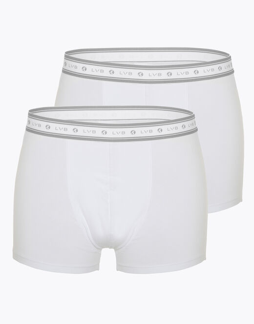 Lovable Boxer bipack uomo in cotone biologico, bianco Negozi Online