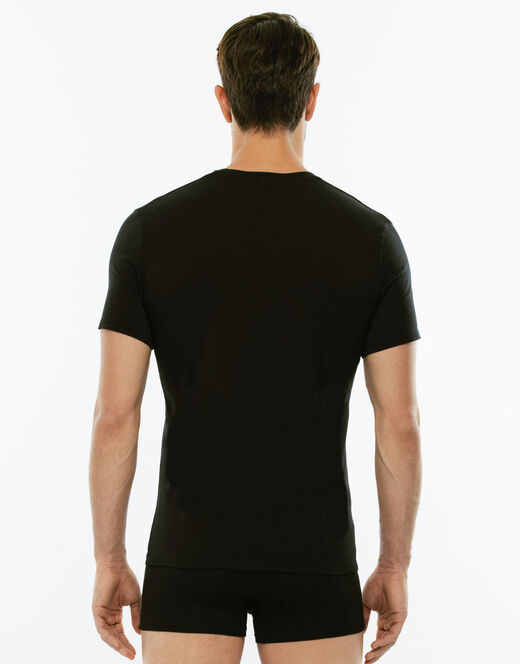 Lovable T-Shirt uomo con scollo a V profondo Supima Premium Cotton, nero Acquista Ora