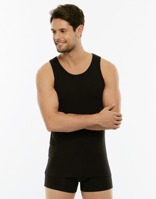 Lovable Canotta Cotton Stretch in cotone elasticizzato, nero Consegna Veloce