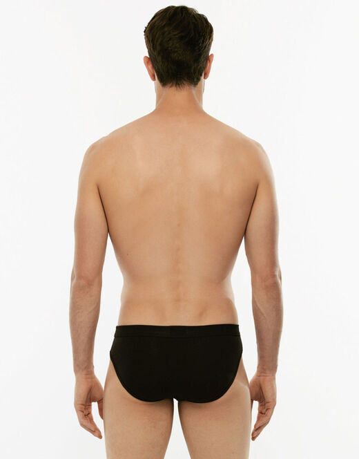 Lovable Slip mini BiPack Cotton Stretch in cotone elasticizzato, nero Novità