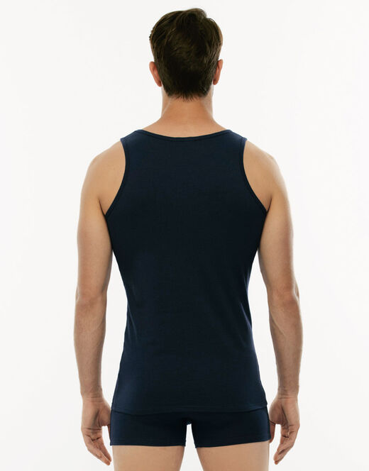 Lovable Canotta Cotton Stretch in cotone elasticizzato, blu Presa