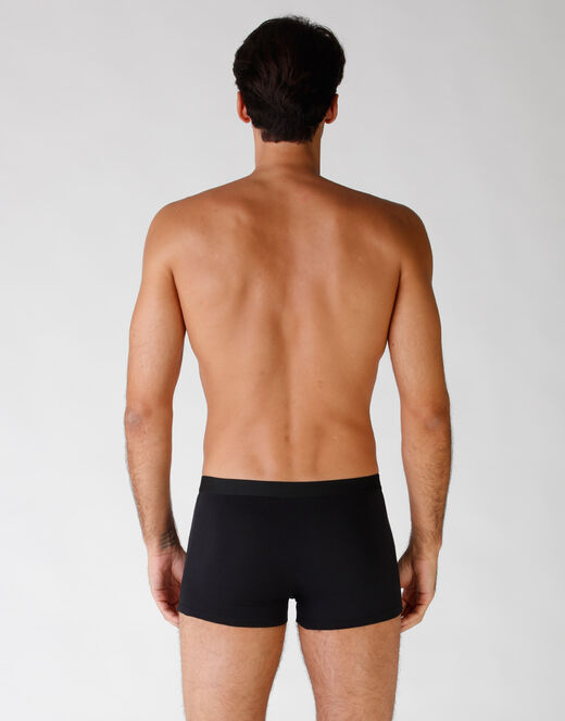 Lovable Bipack boxer in cotone elasticizzato, nero Sconto