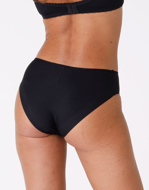 Lovable Slip midi Invisible in microfibra, nero In Vendita