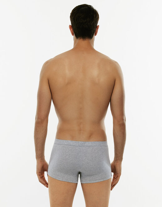 Lovable Short boxer Supima Premium Cotton, grigio melange Italy