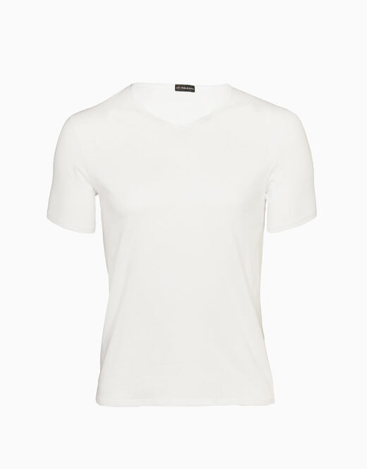 Lovable T-shirt 100% cotone Pure Cotton con scollo a V, bianco Latest stili