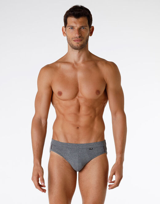 Lovable Slip in cotone Dynamic Cotton, grigio melange scuro Pezzi Unici