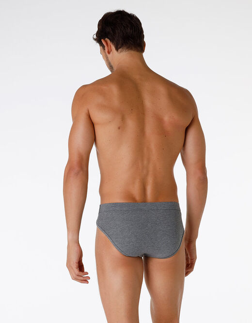 Lovable Slip in cotone Dynamic Cotton, grigio melange scuro Pezzi Unici