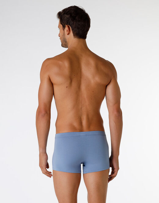 Lovable Boxer Enriched Plain Cotton Modal in cotone e modal, azzurro polvere Soddisfazione Garantita