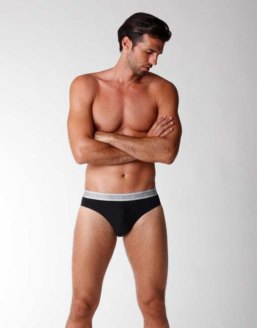 Lovable Bipack slip uomo 3D Evolution in jersey cotone e lycra, nero Negozi Online