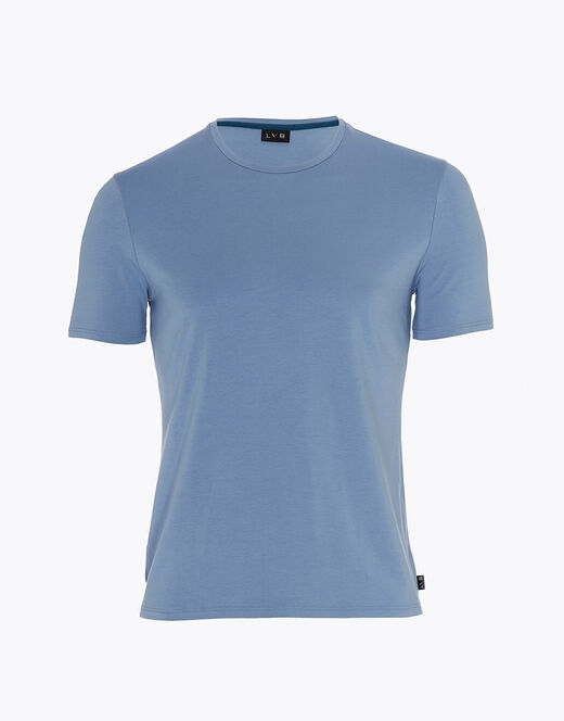 Lovable T-Shirt girocollo in cotone e modal, azzurro polvere Qualità
