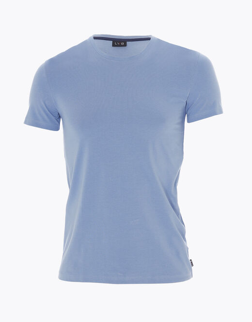 Lovable T-shirt uomo in Stretch Cotton - Azzurro Polvere Vendita