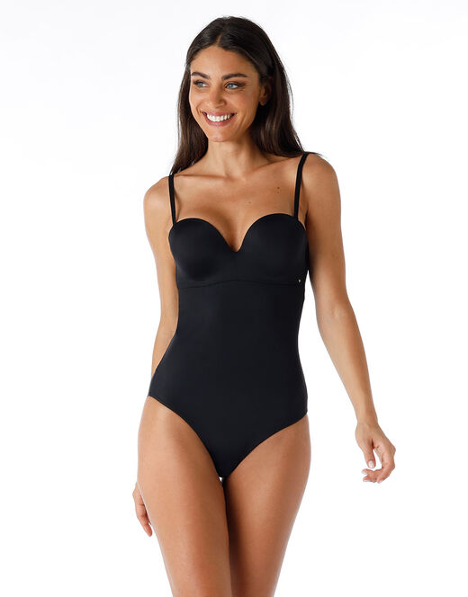 Lovable Body strapless in microfibra, nero Vendite Flash