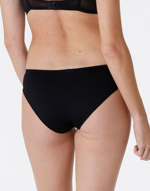 Lovable Slip Sophisticated Lace in pizzo e microfibra, nero Negozio