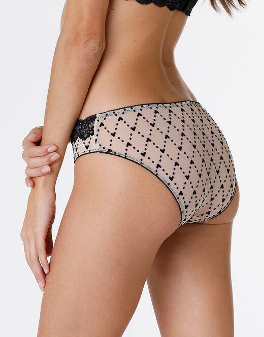 Lovable Slip Velvet Tulle in pizzo e tulle, skin e nero Italia
