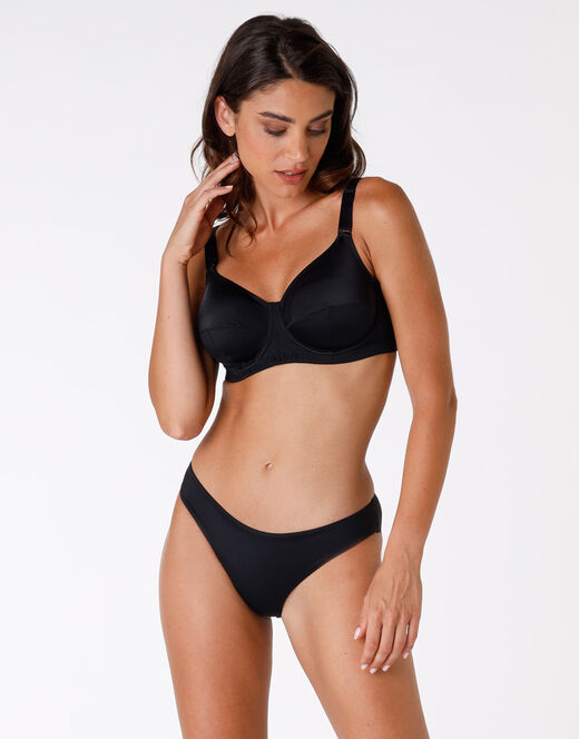 Lovable Reggiseno ferretto senza imbottitura Shaping in microfibra, nero Shopping Online