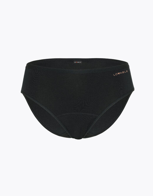 Lovable Slip assorbente lavabile in cotone elasticizzato, nero Prezzo Ridotto