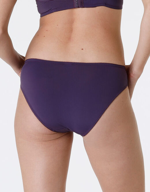 Lovable Slip Pretty Lace in pizzo e microfibra, tornado scuro Nuovo