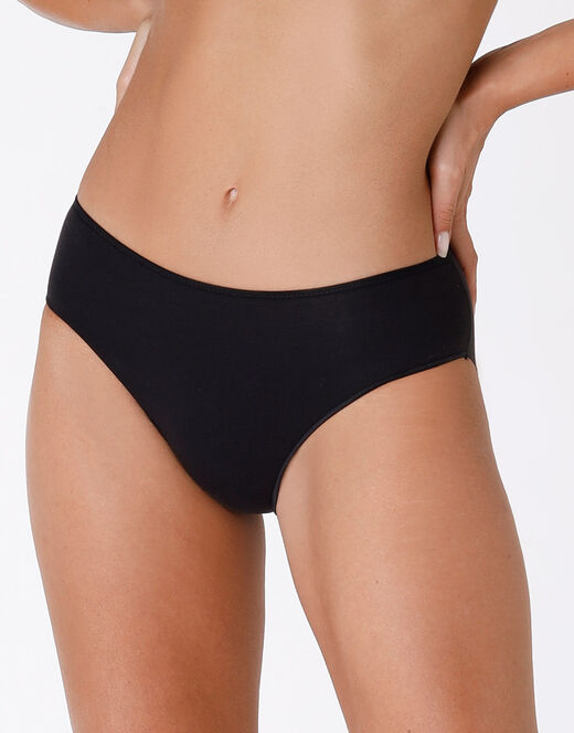 Lovable Slip midi Invisible Cotton nero in cotone. Massima invisibilità Online