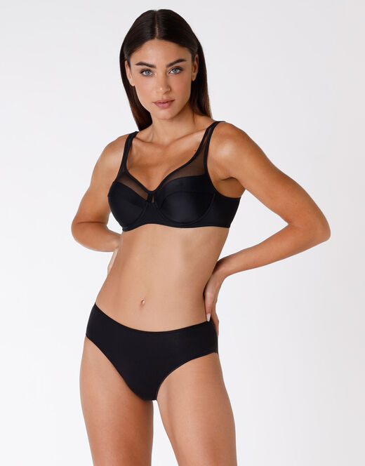 Lovable Slip midi Invisible Cotton nero in cotone. Massima invisibilità Online