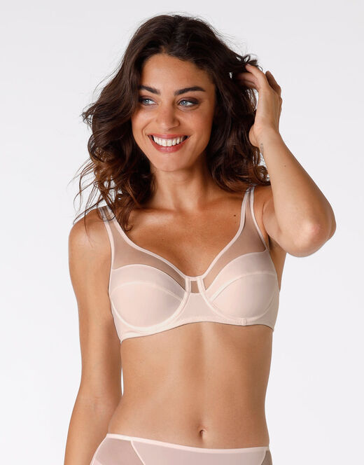 Lovable Reggiseno con ferretto Modern Shaping in microfibra, cipria Vendita Economica