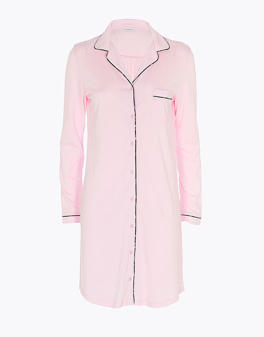 Lovable Camicia da notte in jersey di cotone modal, rosa Saldi