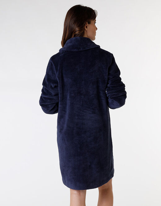 Lovable Vestaglia aperta stile pelliccia, blu Saldi Di Fabbrica