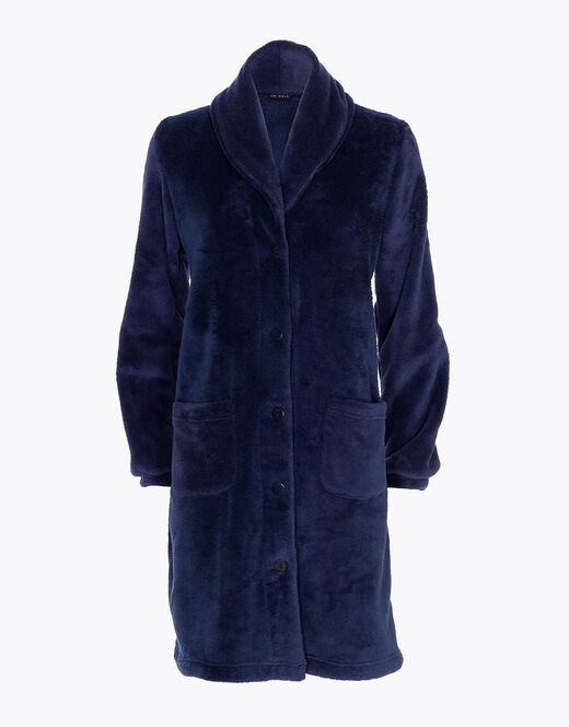 Lovable Vestaglia aperta stile pelliccia, blu Saldi Di Fabbrica