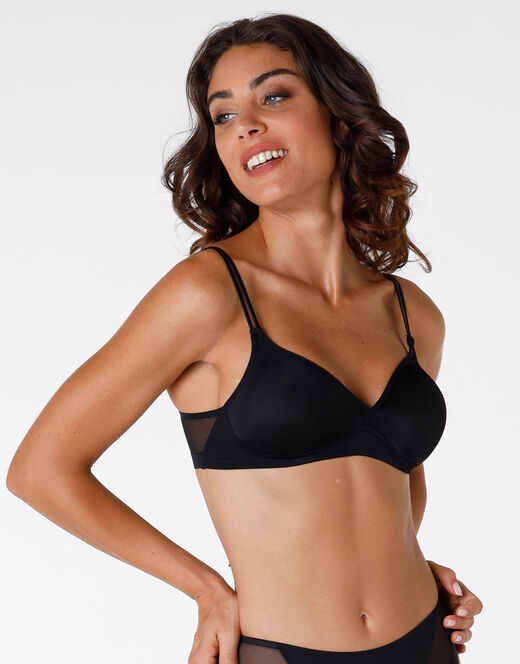 Lovable Reggiseno senza ferretto Millenium Equilibre in microfibra, nero 2025