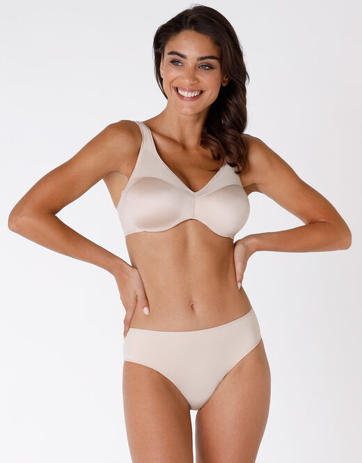 Lovable Reggiseno ferretto Modern Shaping Minimizer in microfibra e tulle, skin Spedizione Gratuita