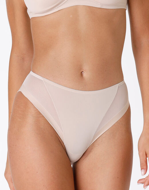 Lovable Slip midi sgambato Invisible Ultralight skin in microfibra e tulle. Massima invisibilità Qualità Garantita