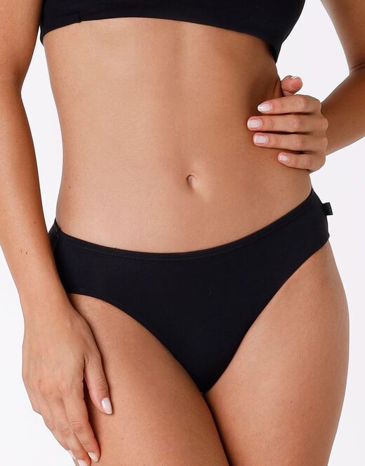 Lovable Slip Lovely vita bassa nero in cotone modal vellutato Acquista Ora