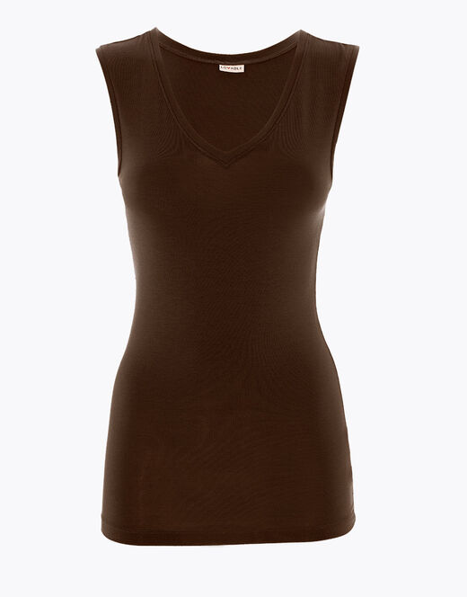 Lovable Top smanicato effetto thermal Basic Soul, caffè Offerte