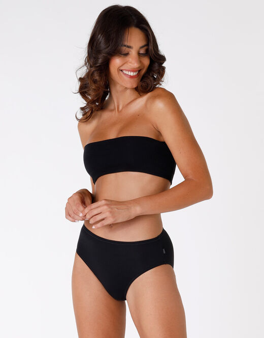 Lovable Slip midi Lovely nero in cotone modal vellutato Nuovo