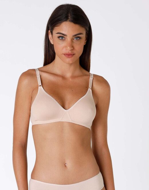 Lovable Bipack reggiseni senza ferretto Cotton Line in cotone, nude Qualità